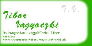 tibor vagyoczki business card